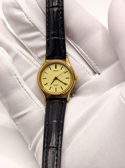 Vintage Seiko Spirit  Gold Tone Ladies Quartz Watch, from Japan