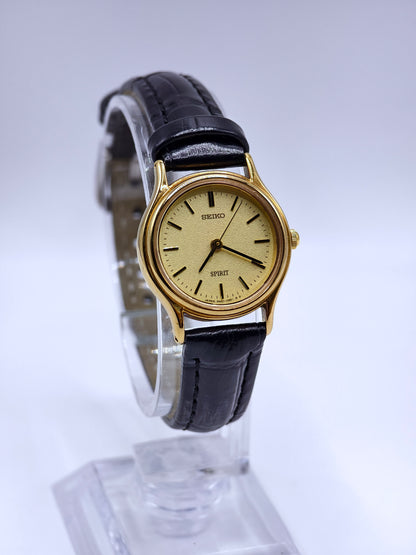 Vintage Seiko Spirit  Gold Tone Ladies Quartz Watch, from Japan