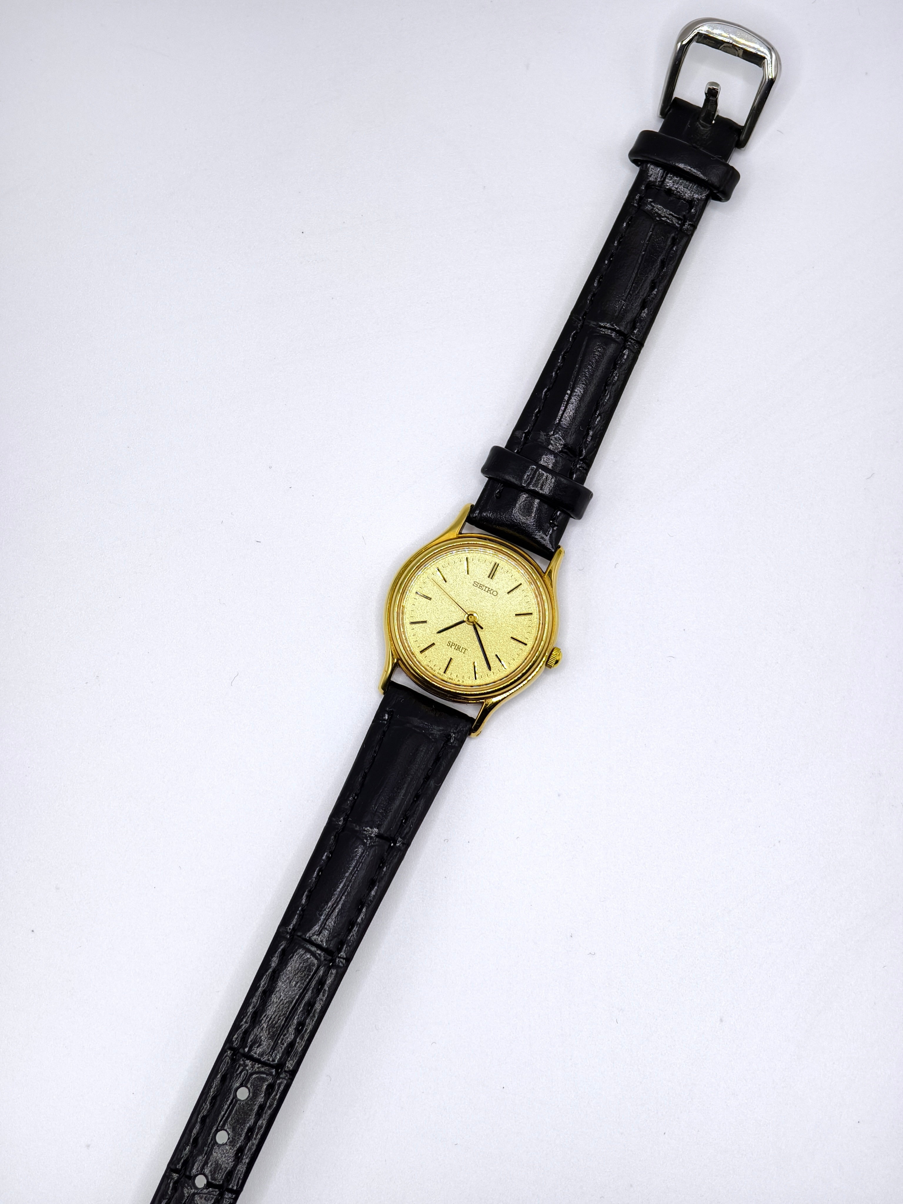 Vintage Seiko Spirit  Gold Tone Ladies Quartz Watch, from Japan