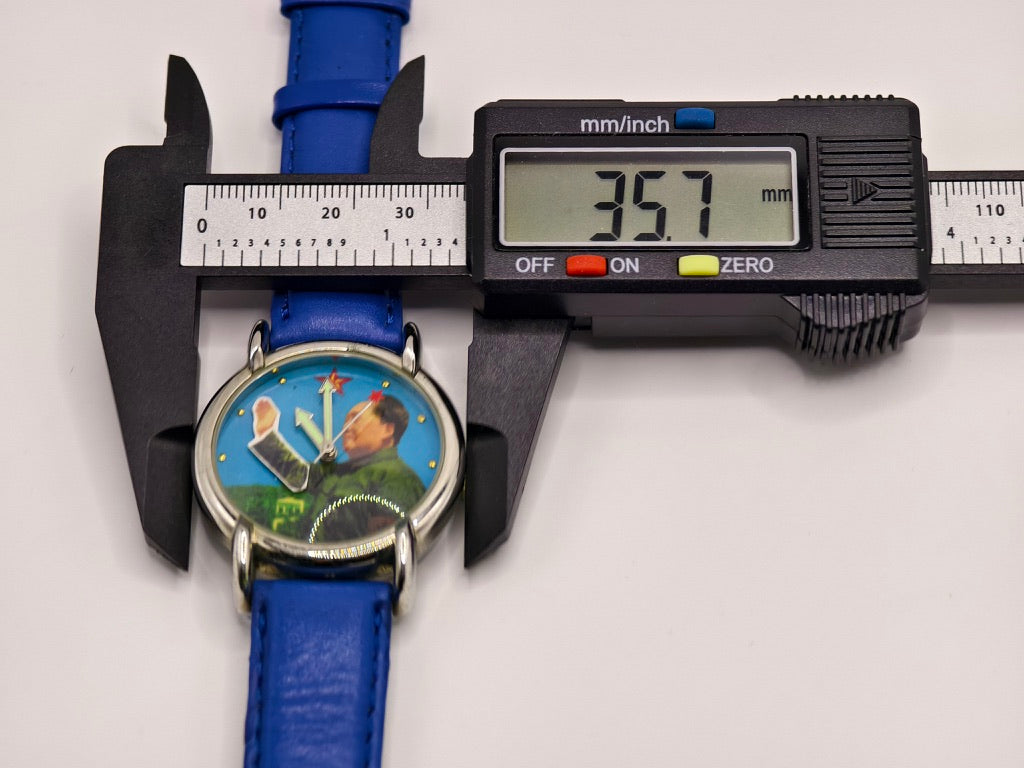 Vintage Rare Chairman Mao Zedong Waving Arm Hands Mechanical Watch