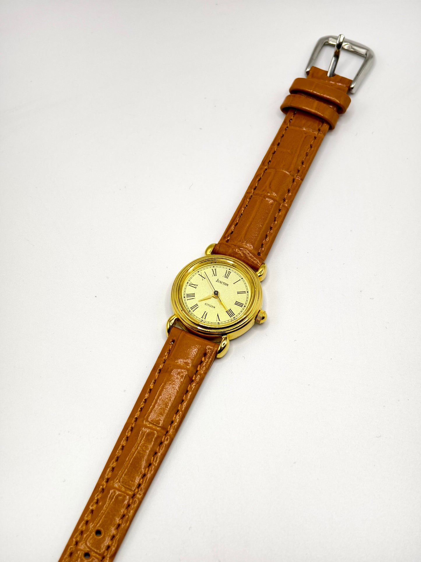 Citizen Junction Petite Ladies Quartz Watch with Gold-Tone Roman Dial