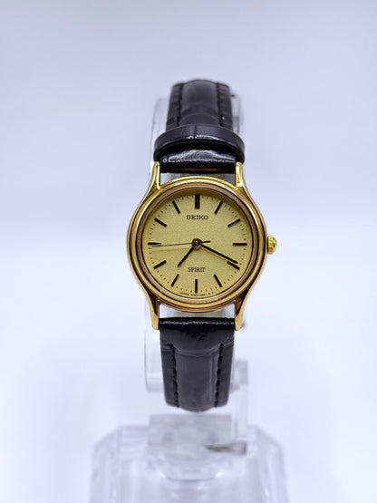 Vintage Seiko Spirit  Gold Tone Ladies Quartz Watch, from Japan
